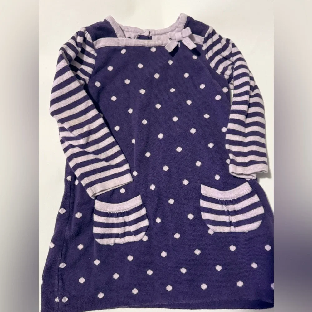 Gymboree knit purple dress